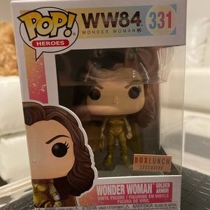 FunkoPop: WW84 Wonder Woman Golden Armor (331) (BoxLunch Exclusive)